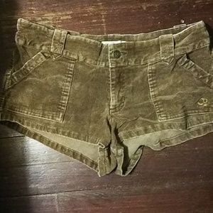 Corduroy shorts